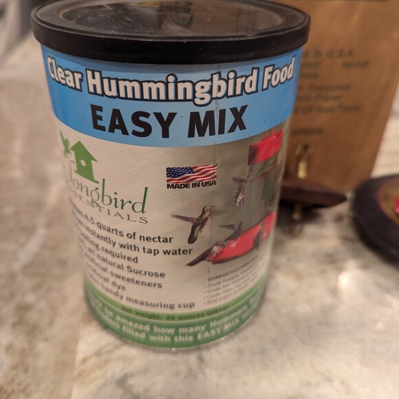 Schrodt Designs Hummingbird Feeder and Hummingbird Food - Picture 2 of 10